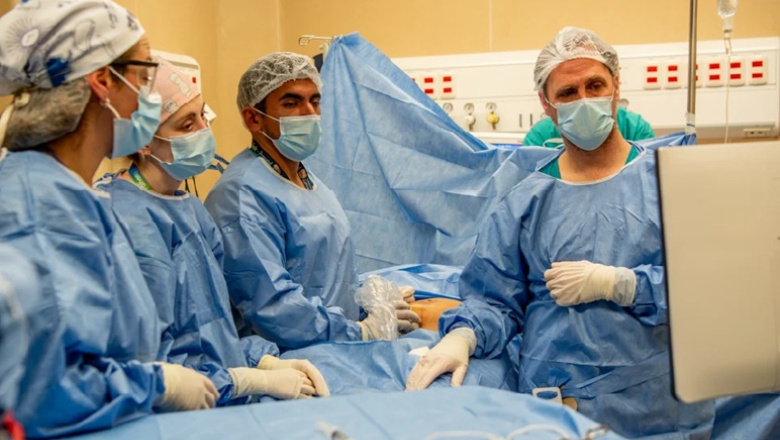 El Hospital Garrahan realizó su primera transfusión intrauterina a un bebé de 26 semanas