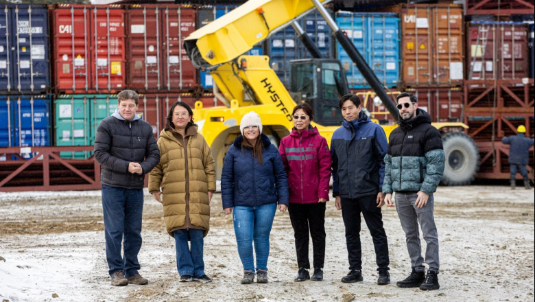 Melella recorrió el predio donde se emplazará la nueva usina de Ushuaia