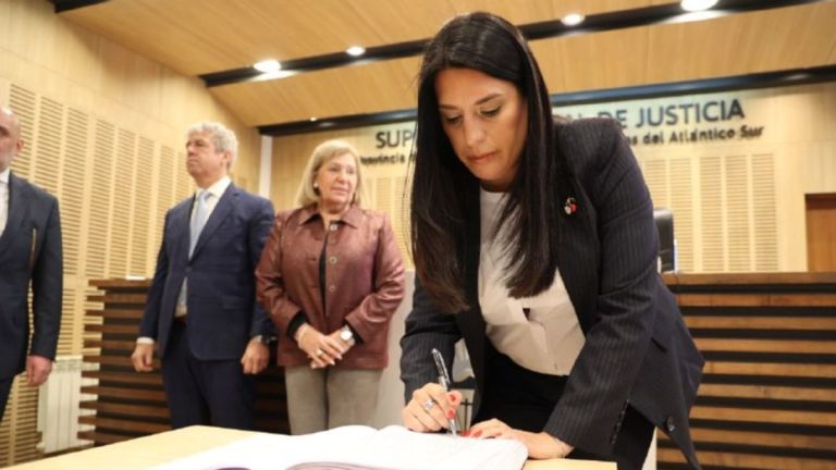 María Elena Guerrero asumió como jueza de Familia y Minoridad del Distrito Judicial Sur