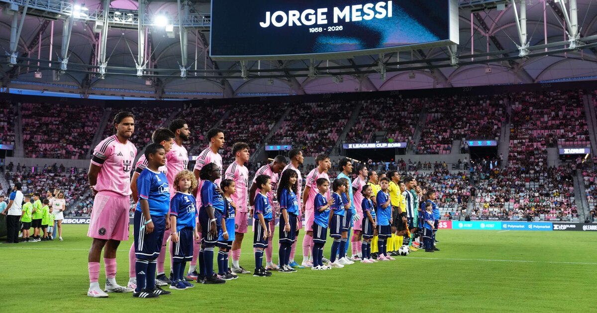 Inter Miami homenajeó a Jorge Messi con minuto de silencio y brazalete negro