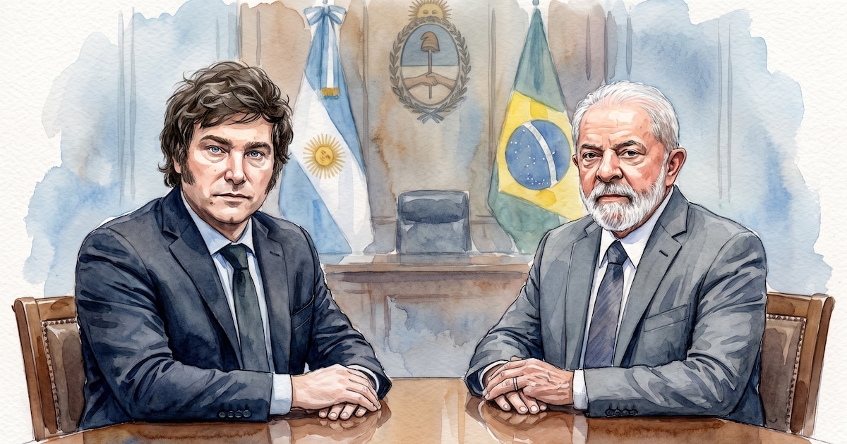 Milei compartió críticas de un congresista estadounidense contra Lula da Silva