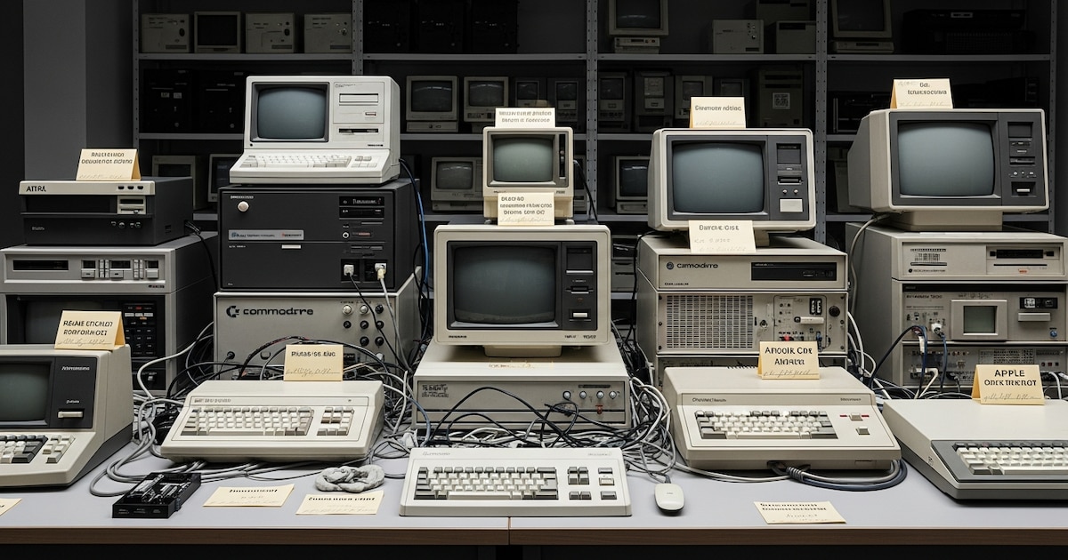 El coleccionismo de computadoras antiguas se expande mientras crece el interés por la inteligencia artificial