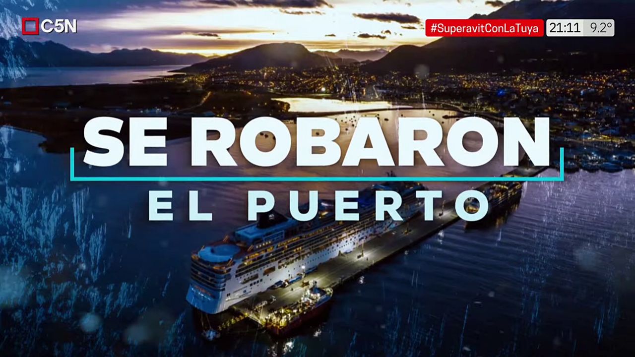 Un informe televisivo cuestionó con dureza la intervención nacional del Puerto de Ushuaia