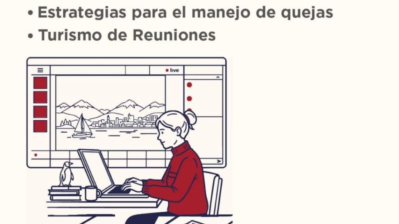 Ushuaia ofrece cursos gratuitos sobre calidad turística en modalidad virtual