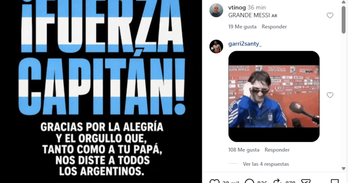 Milei envió un mensaje de apoyo a Messi tras la muerte de su padre