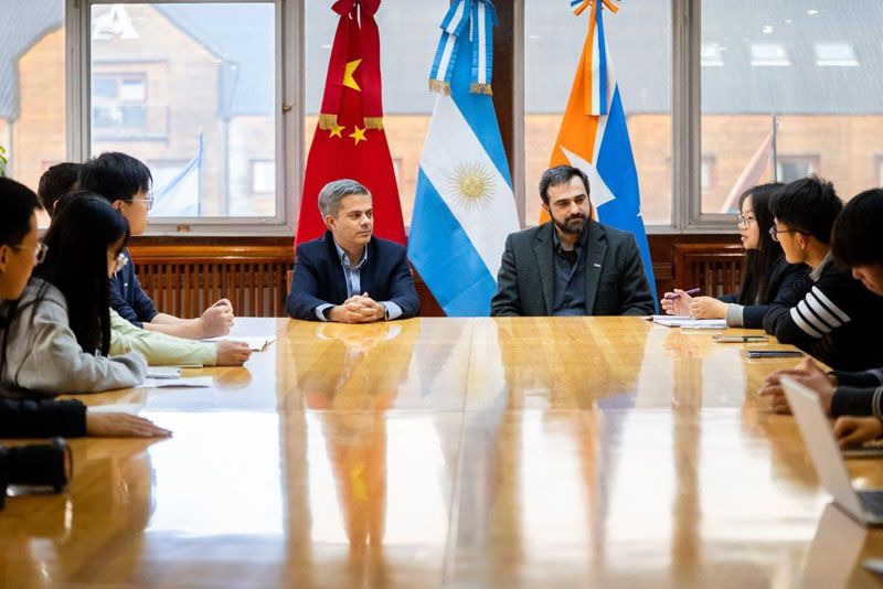 Delegación académica china se reunió con autoridades fueguinas