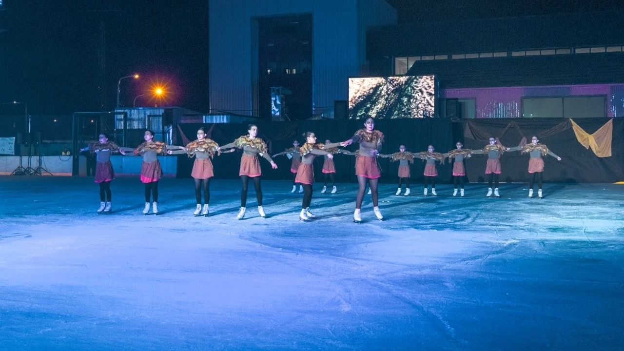 "La Forma del Bosque" brilló en la pista municipal de Ushuaia ante 600 espectadores