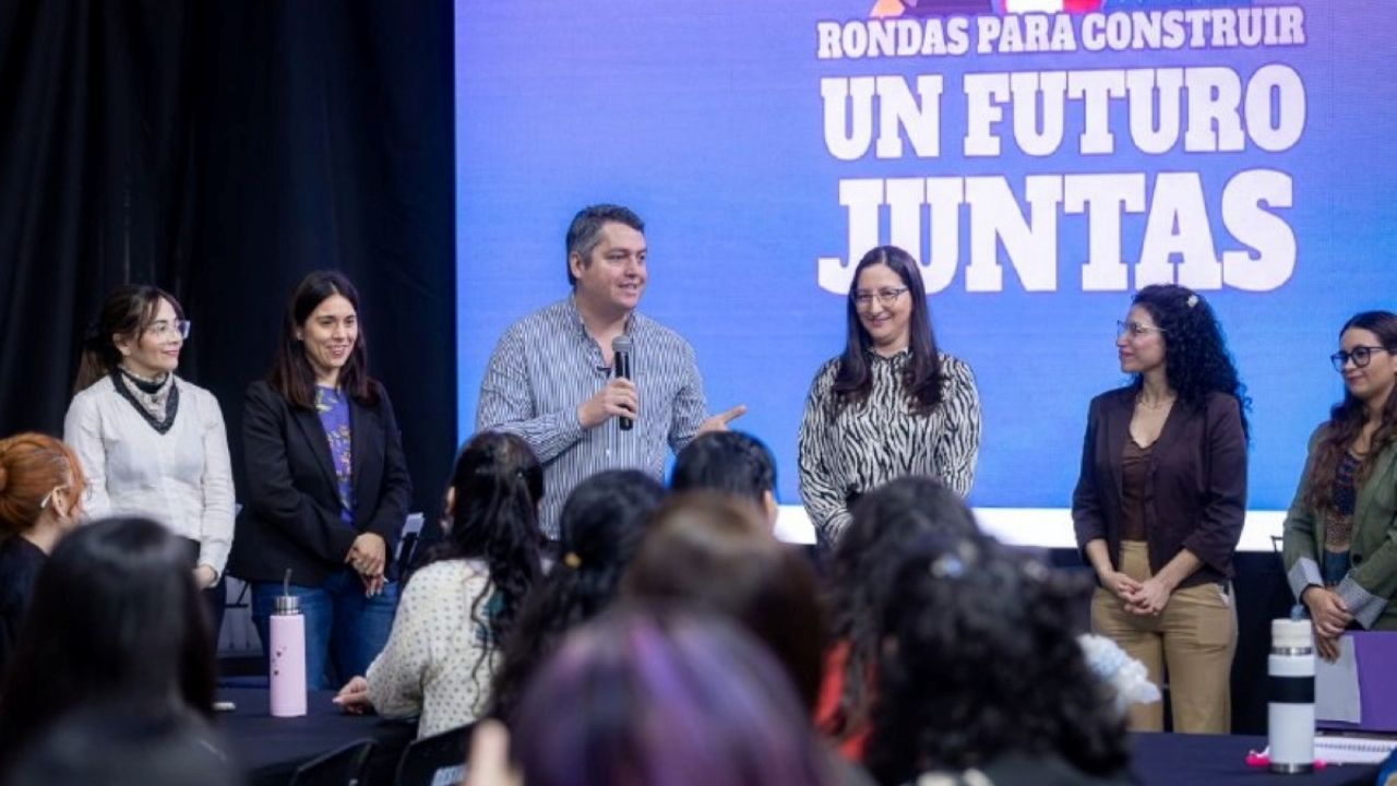Perez acompañó el cierre de Rondas para Construir Futuro Juntas