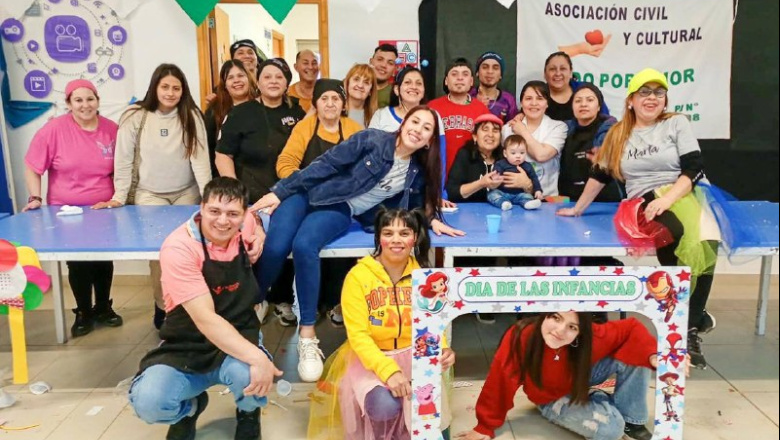 Comedores de Río Grande cerraron el Mes de las Infancias con festejos en los barrios