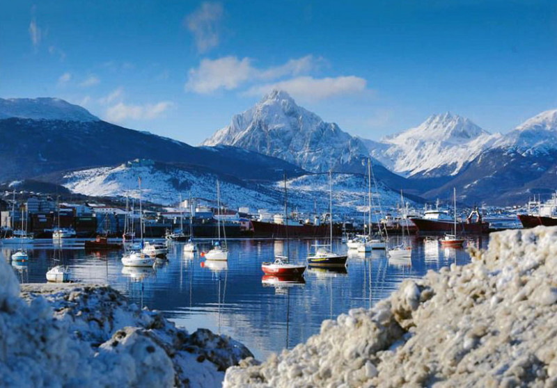 Prevén nieve y lluvias hasta el viernes en Ushuaia