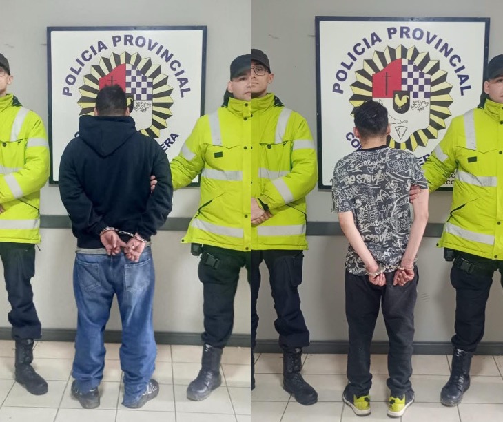 Aprehenden a dos hombres tras robo en local de calle Pellegrini