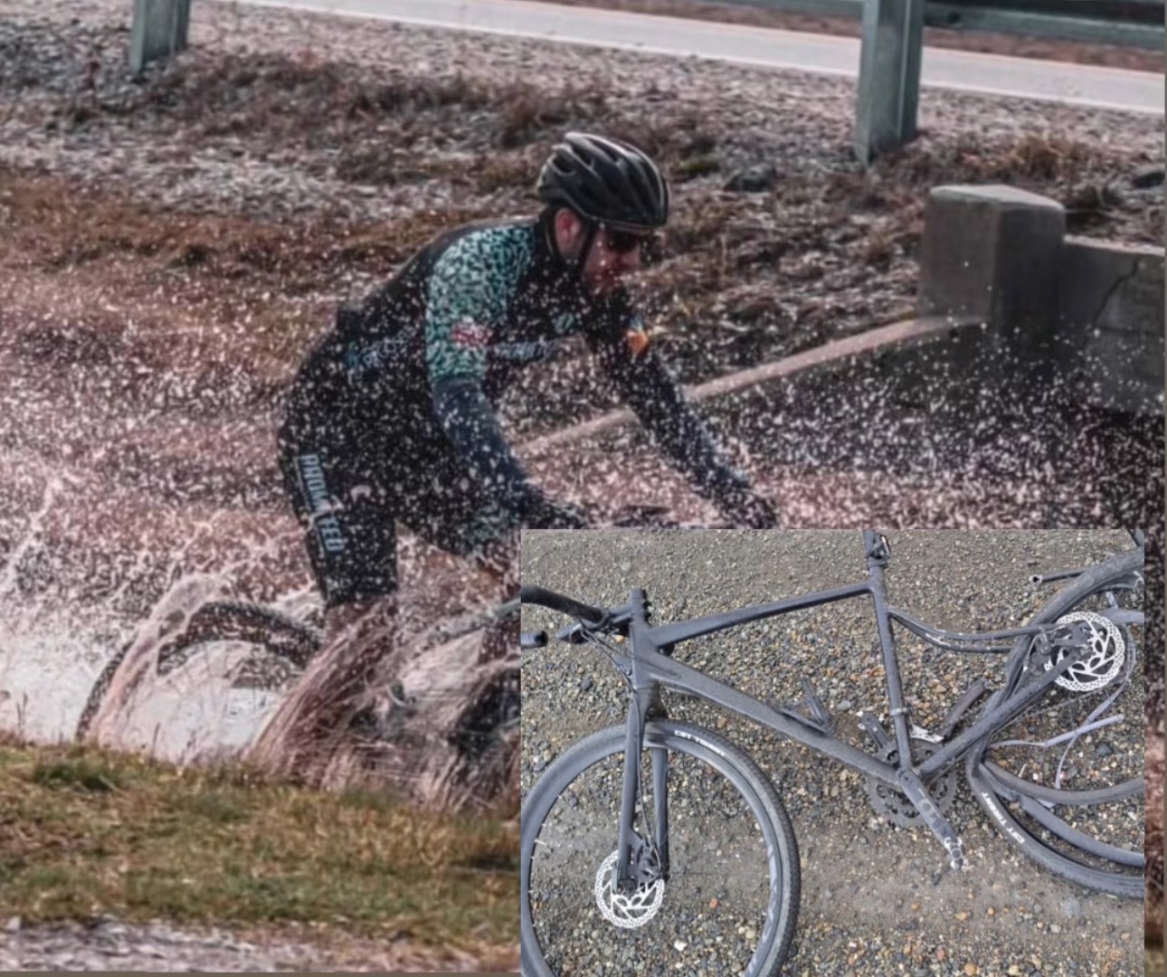 Un ciclista de 35 años falleció tras ser embestido por una Hilux en Ruta 3