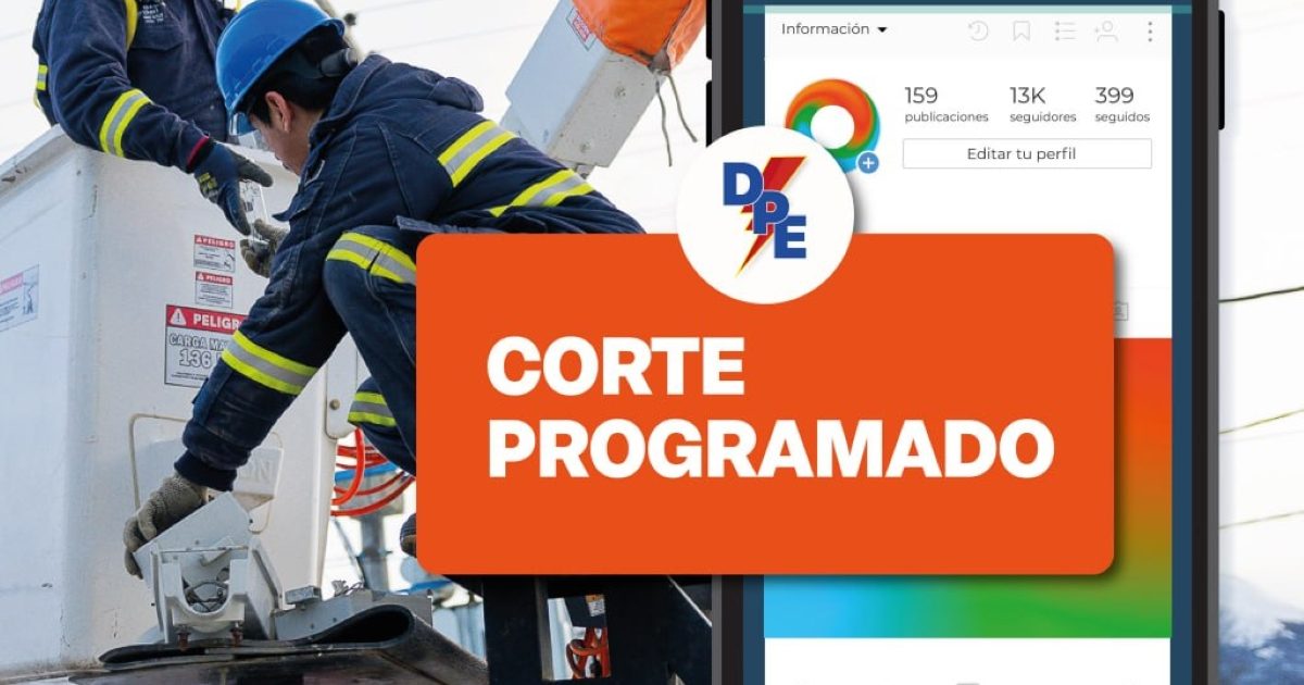 Anuncian nuevo corte de luz programado para este domingo