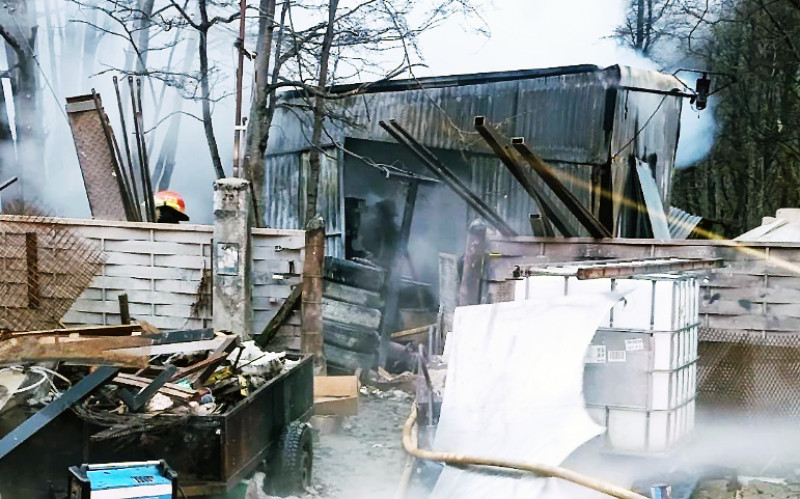 Ushuaia: Incendio en una vivienda de Camino del Valle