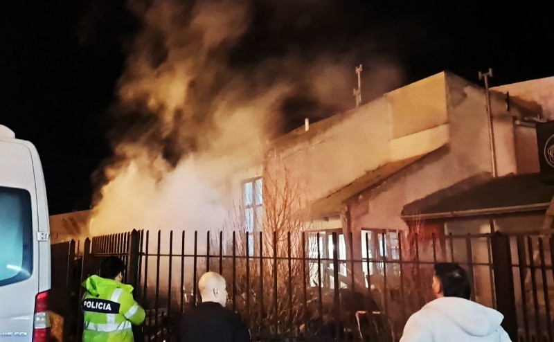 Hubo un principio de incendio en un galpón de Chacra II