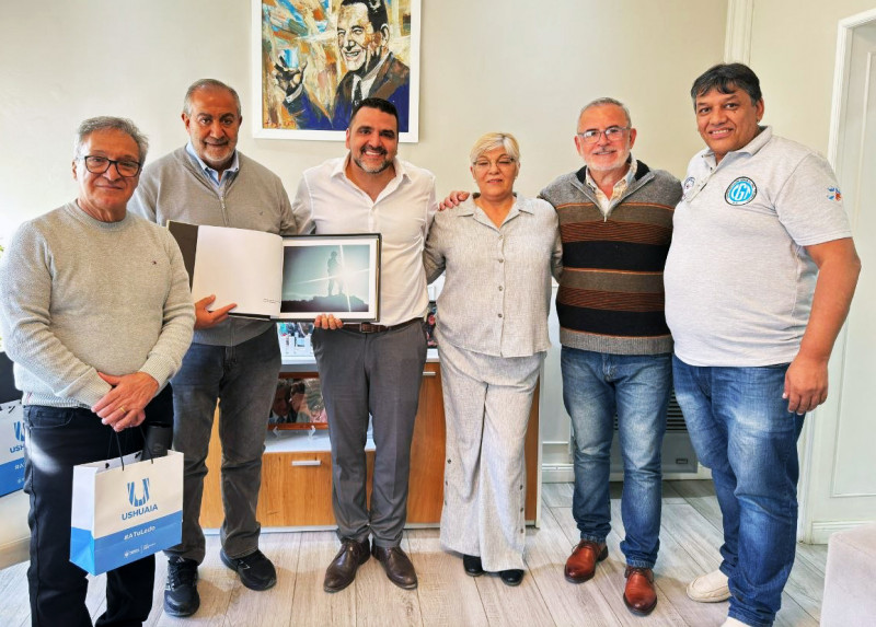 Vuoto se reunió con referentes de la CGT en Ushuaia