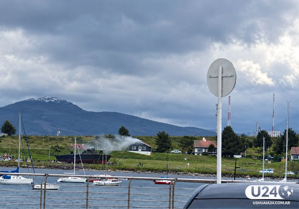 Se incendió una vivienda en la Misión Baja de Ushuaia