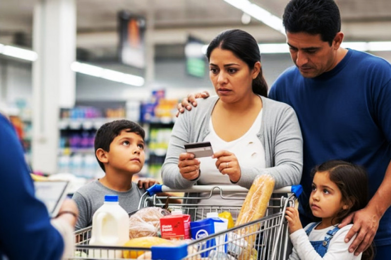 Se necesitó $1.037.790 para llenar el changuito en agosto