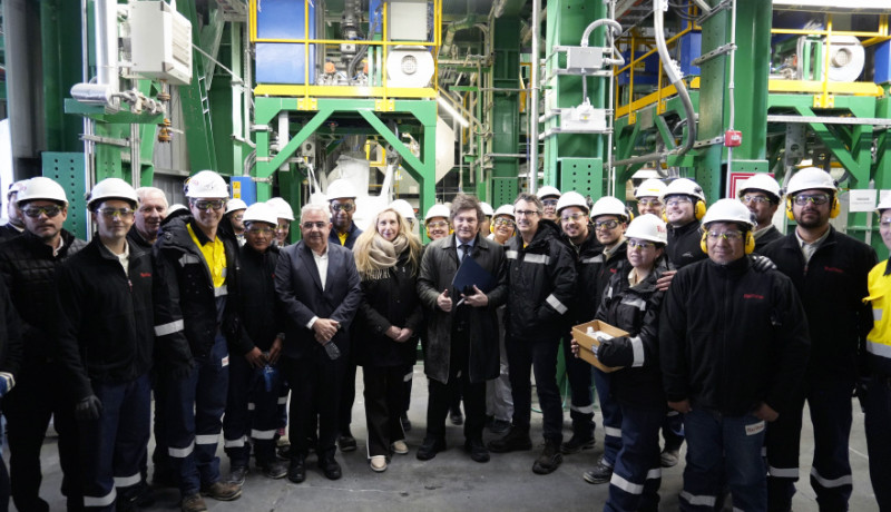 Milei inauguró una nueva planta de litio en Catamarca
